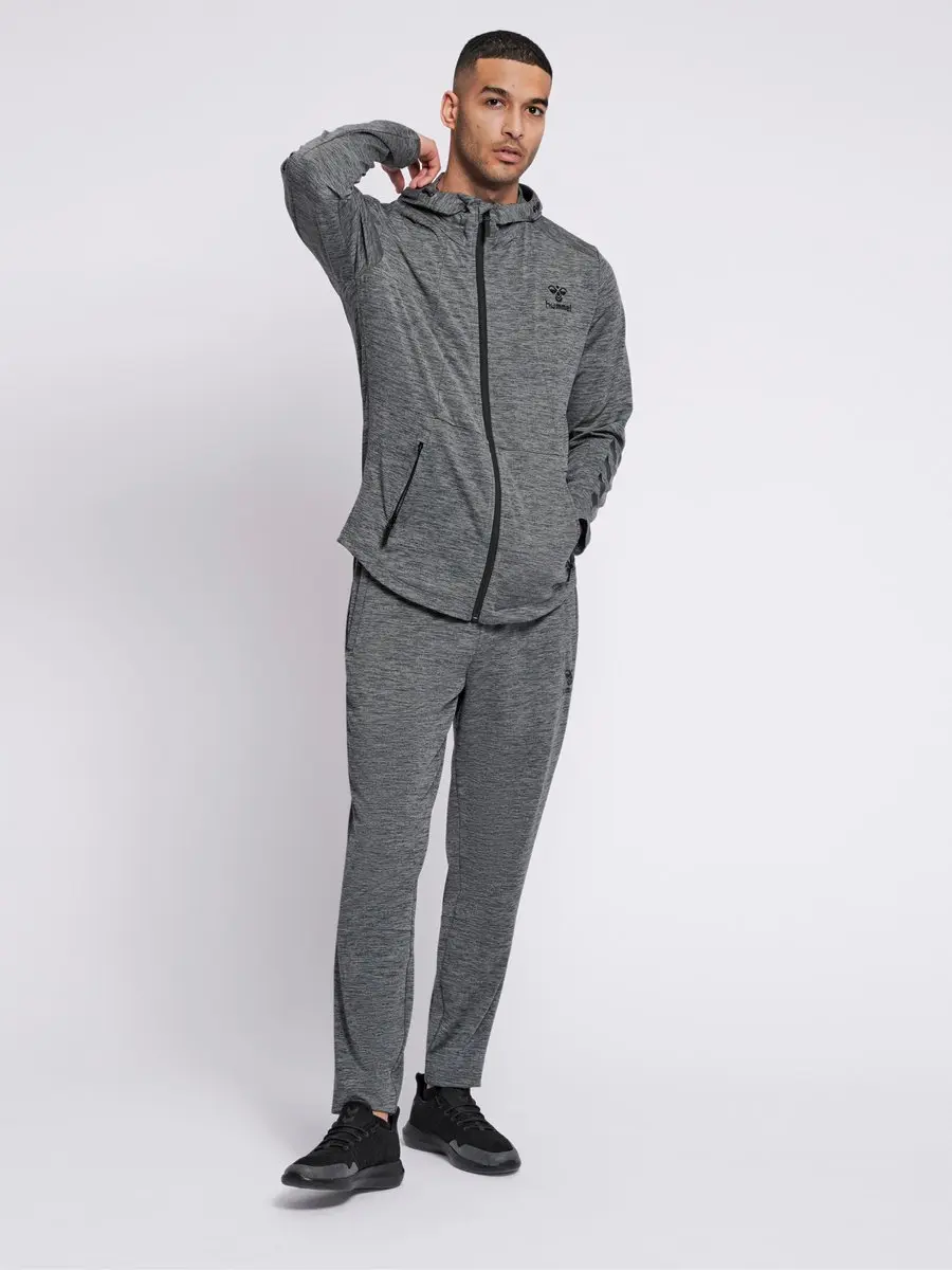 Hummel Hmlaston Zip Hoodie 206488 - Trainingsjack - S - Grijs - afbeelding 6 van 6