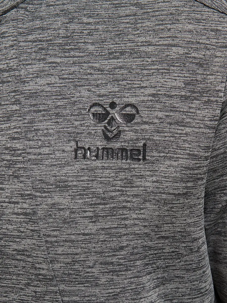 Hummel Hmlaston Zip Hoodie 206488 - Trainingsjack - S - Grijs