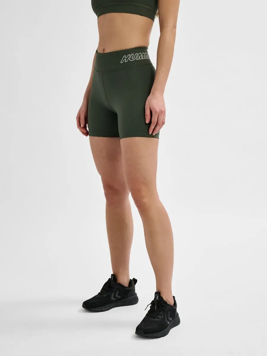 Hummel Fundamental Mw Tight Shorts - S - Climbing Ivy