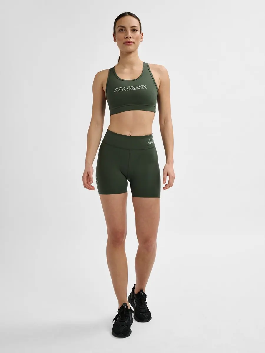 Hummel Fundamental Mw Tight Shorts - S - Climbing Ivy