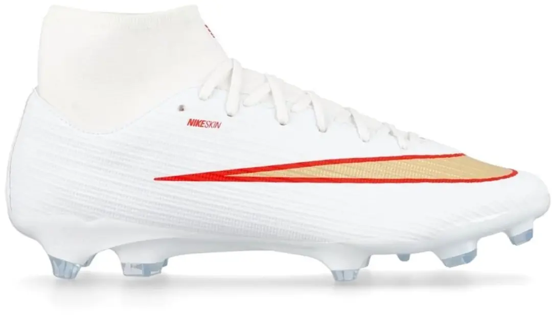 Nike Mercurial Zoom Superfly 11 Academy FG/MG - 44.5 - Wit Felrood Goud - afbeelding 6 van 6