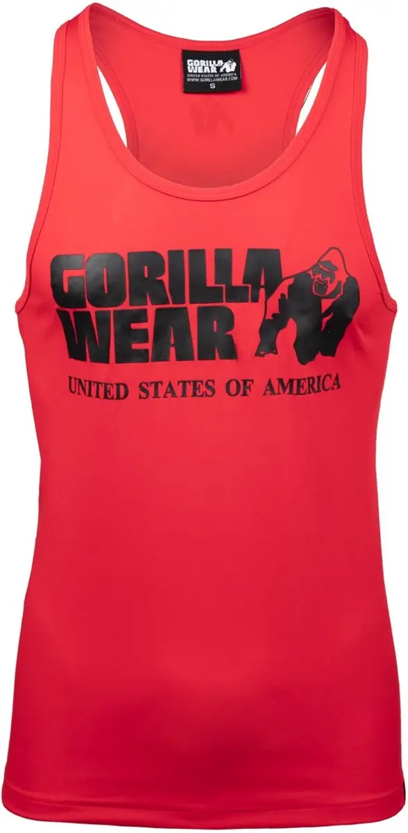 Gorilla Wear Classic Training Tanktop - Rood - L