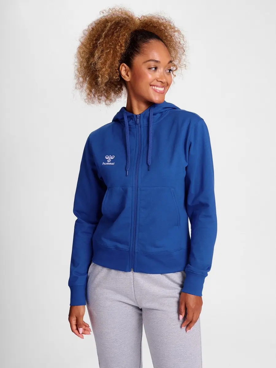 Hummel HMLGO 2.0 Zip Hoodie Vrouwen - True Blue - XXL