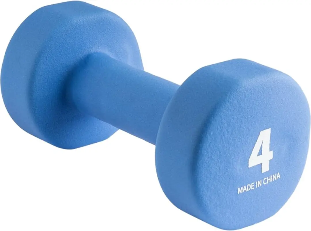 Wonder Core Dumbbell Neopreen Hexagon 4KG - Blauw