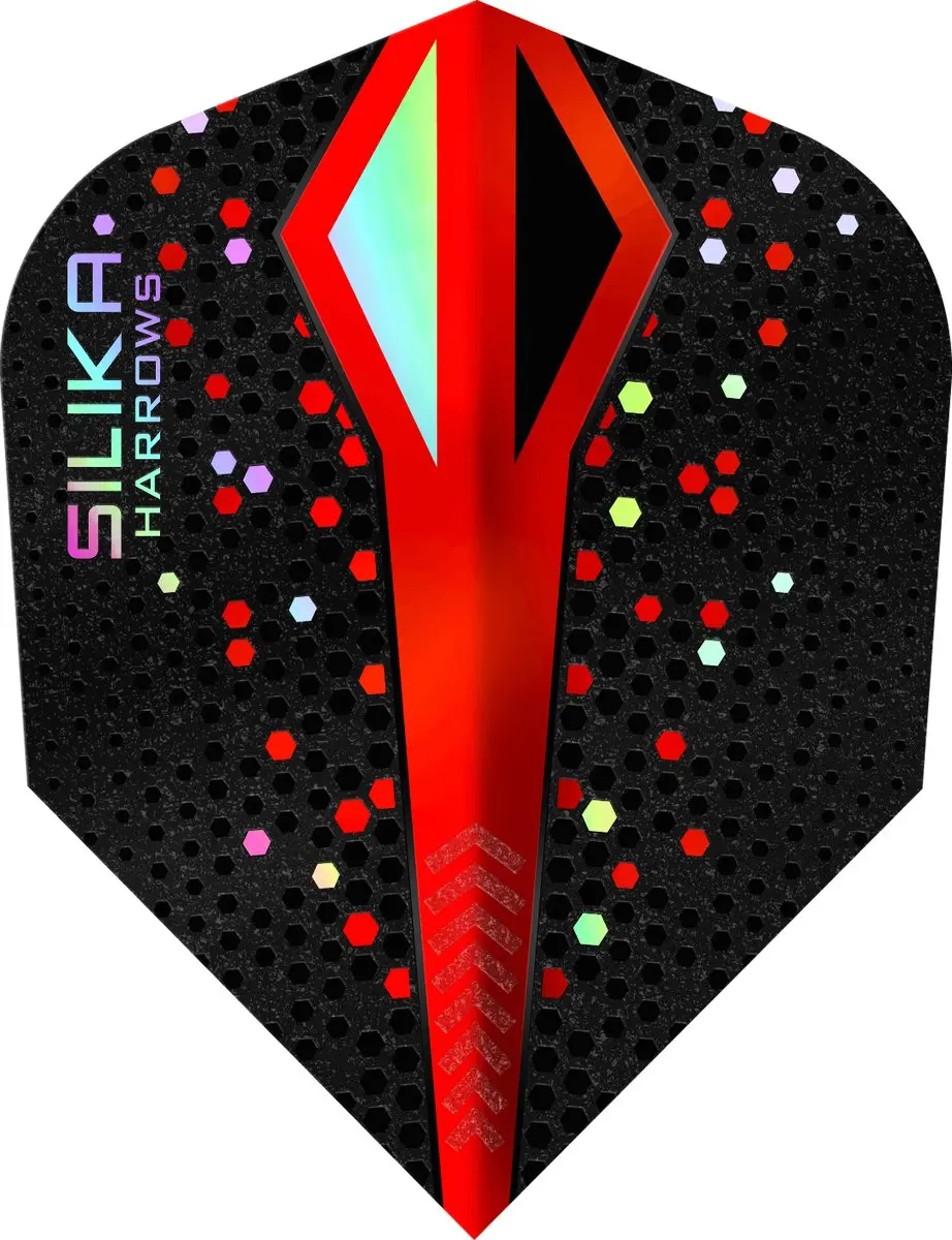 Harrows Silika Color Shift Red NO6 Dart Flights