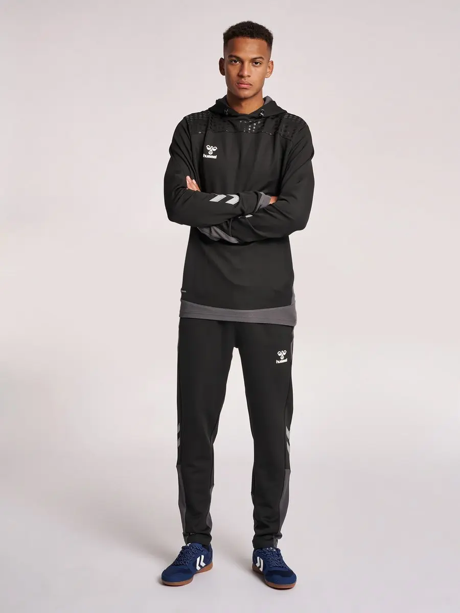 Hummel Lead Poly Hoodie - Zwart S