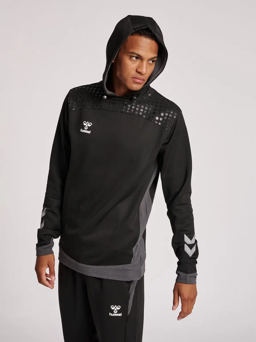 Hummel Lead Poly Hoodie - Zwart S