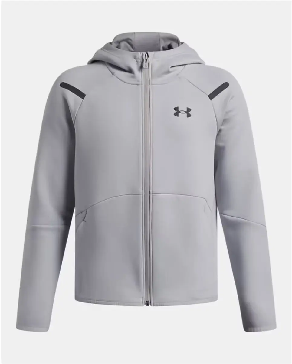 Under Armour Unstoppable Fleece Sportvest - 152 - Grijs