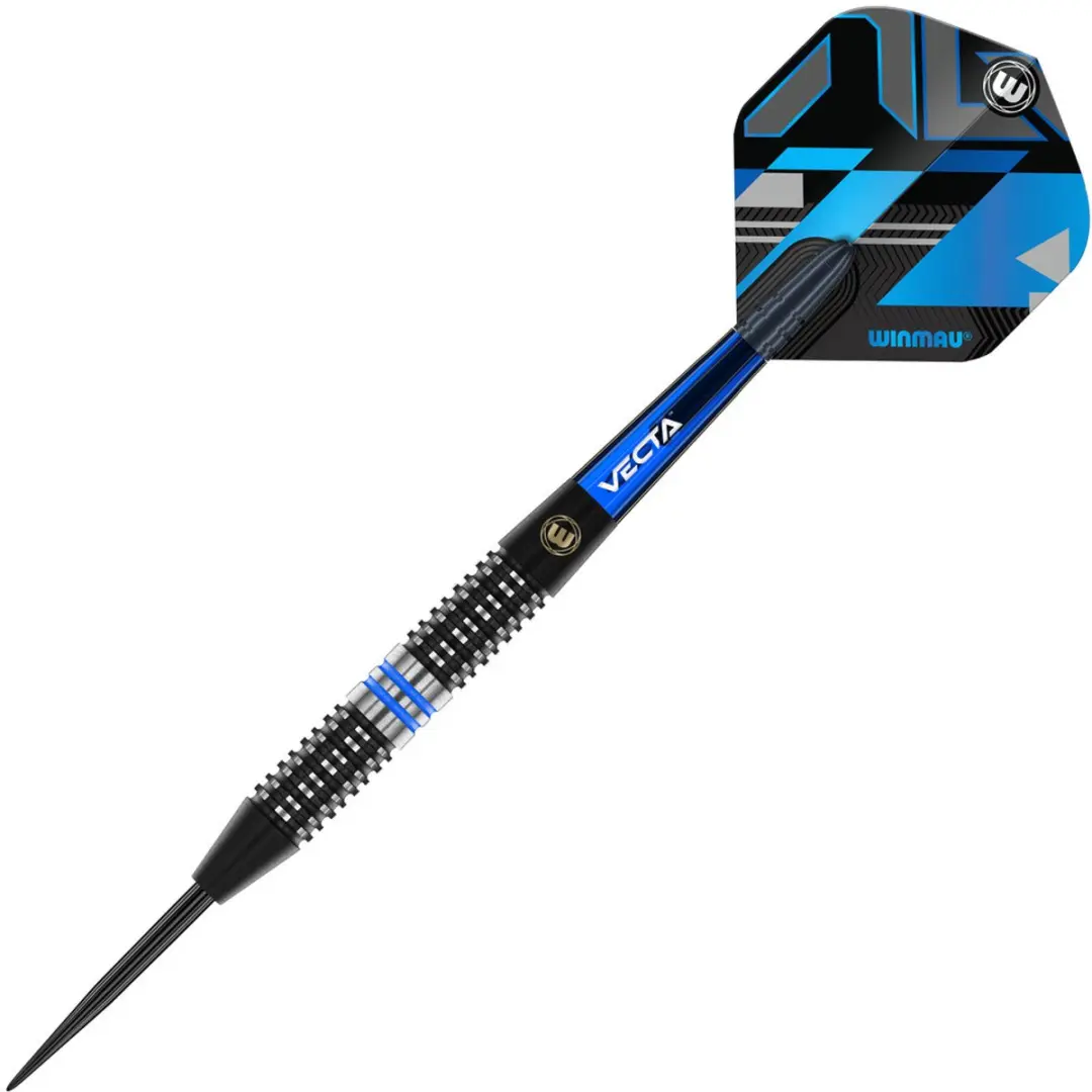 Winmau Galactics 90% Dartpijlen - 3 Stuks - Zilver/Blauw/Zwart
