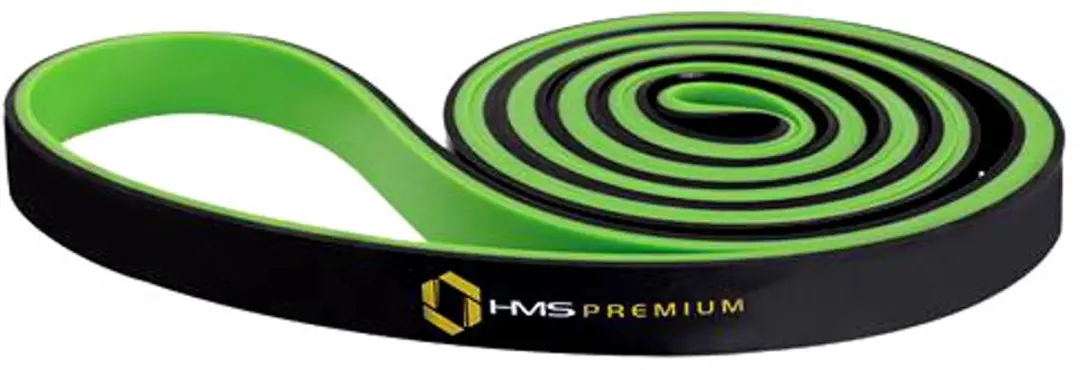 HMS GU06 Powerband Latex Oefenband 9-22,5 kg - Groen-Zwart