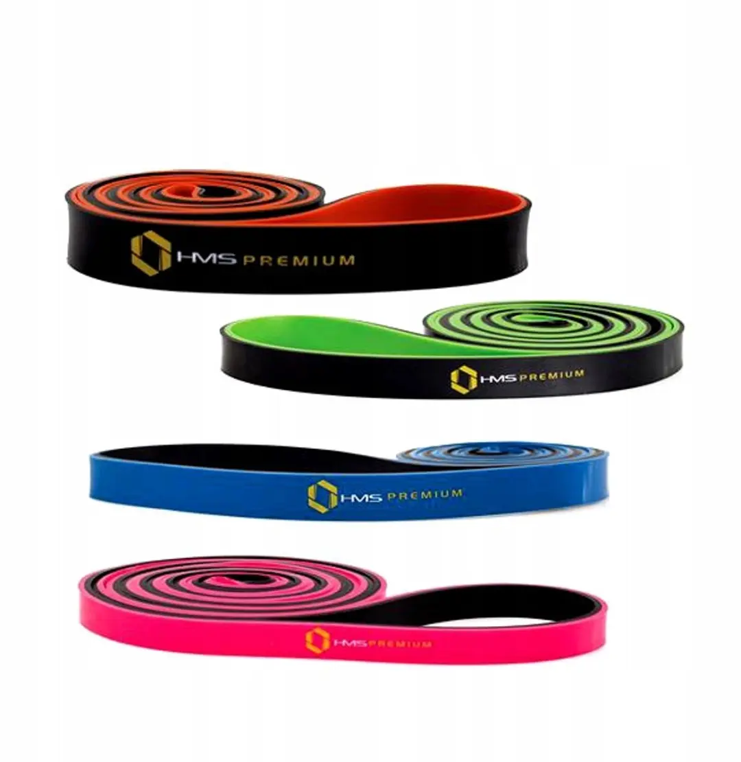 HMS GU06 Powerband Latex Oefenband 9-22,5 kg - Groen-Zwart
