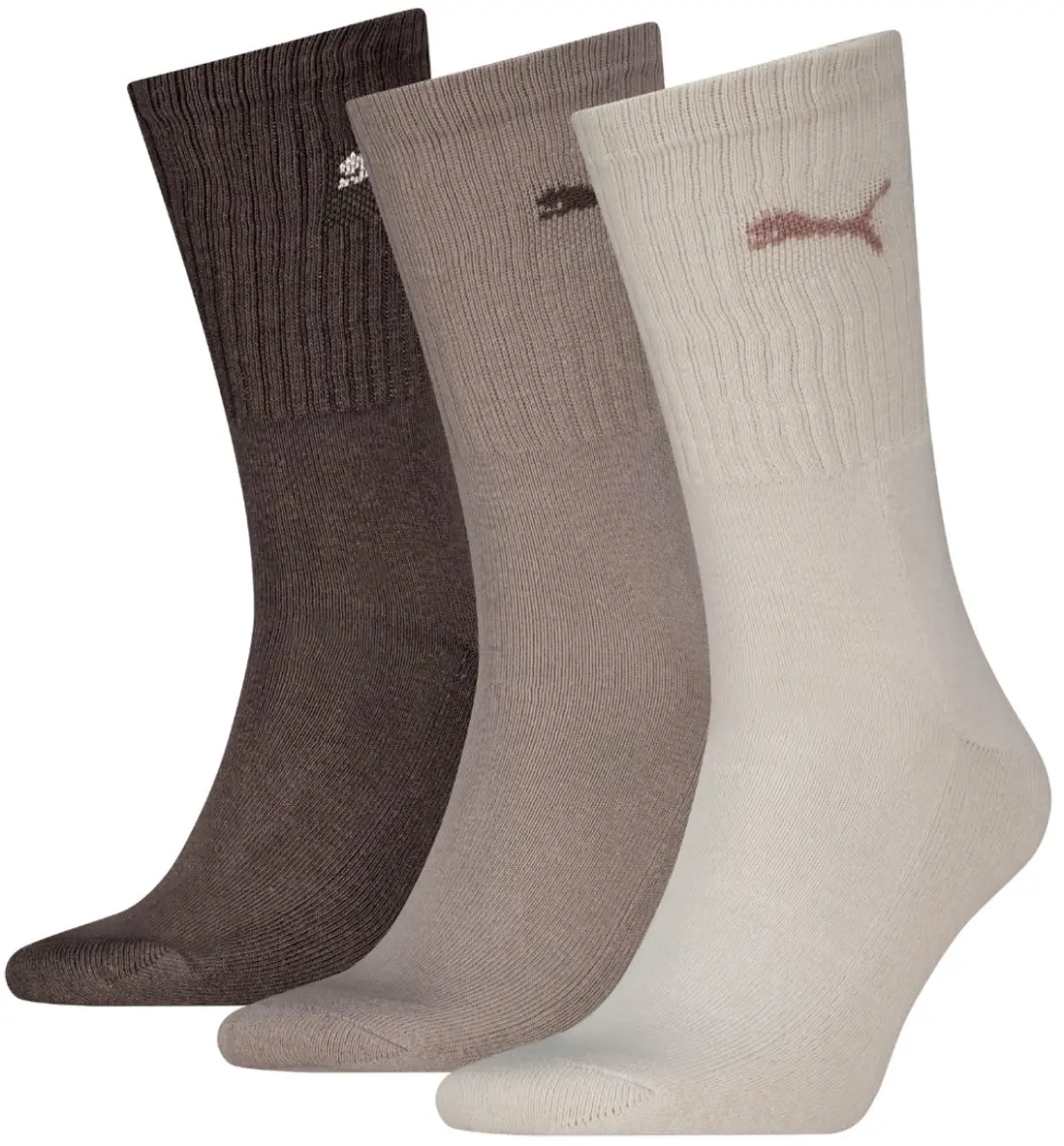 PUMA Unisex Sportsokken Neutral Brown