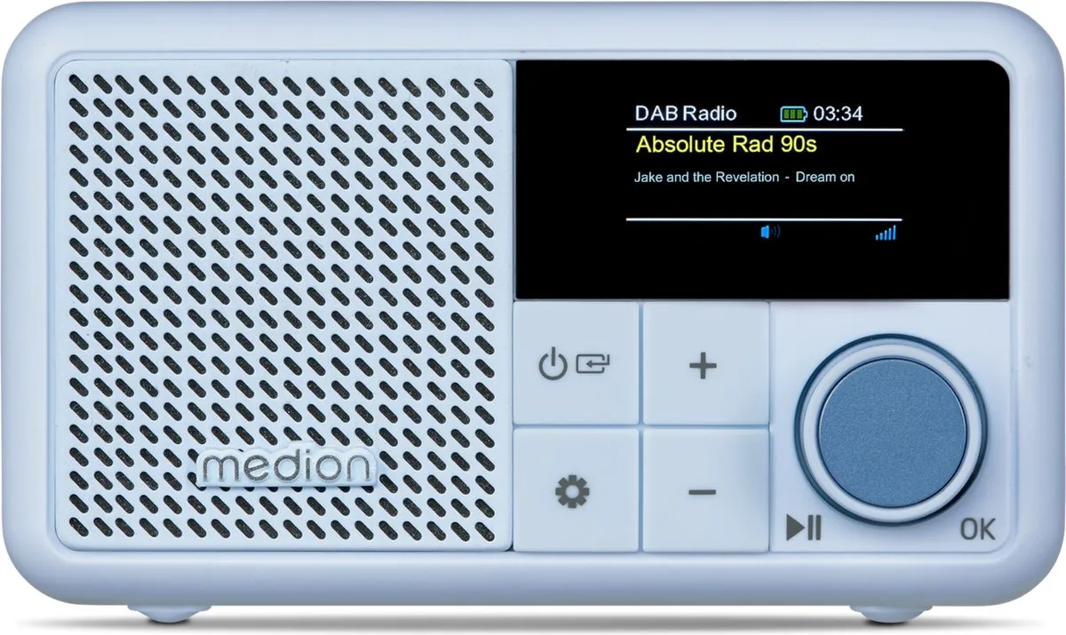 Medion MD44822 Draagbare DAB+ Radio - Blauw - afbeelding 5 van 6