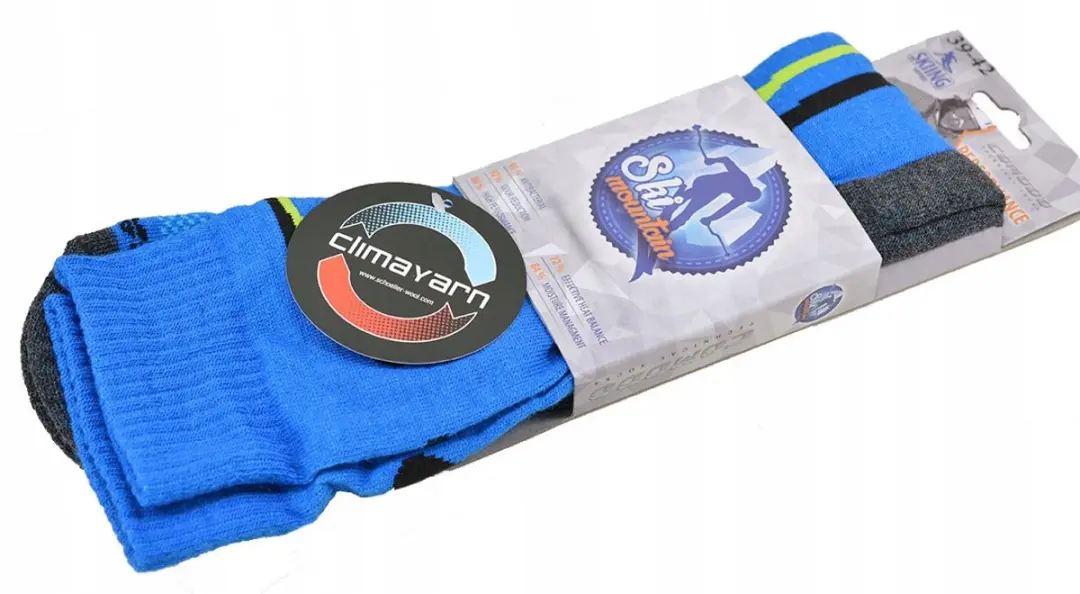 Comodo SK2 Merino Skisokken 47-50 - Blauw