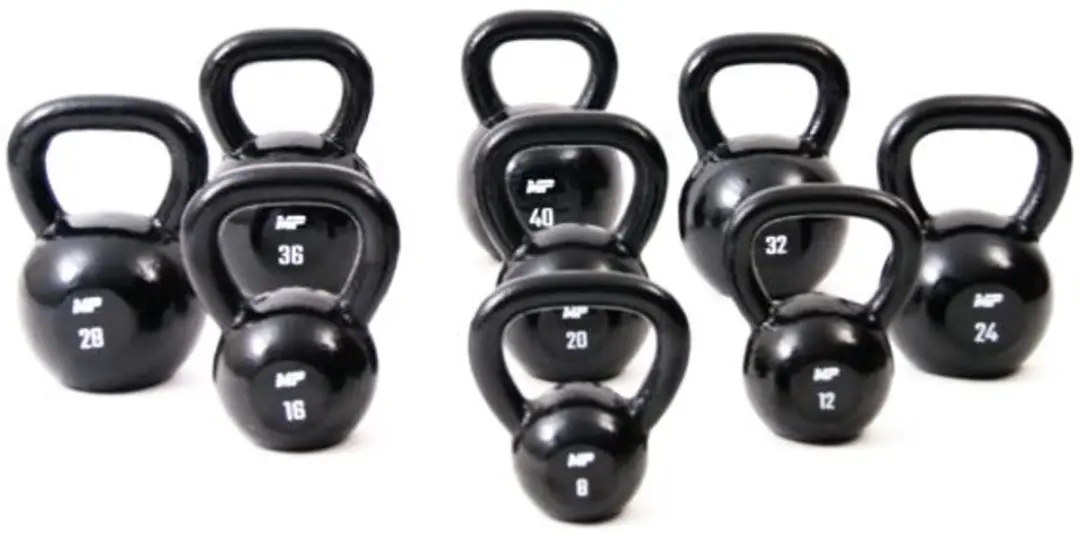 Muscle Power Kettlebell 36 kg - Zwart