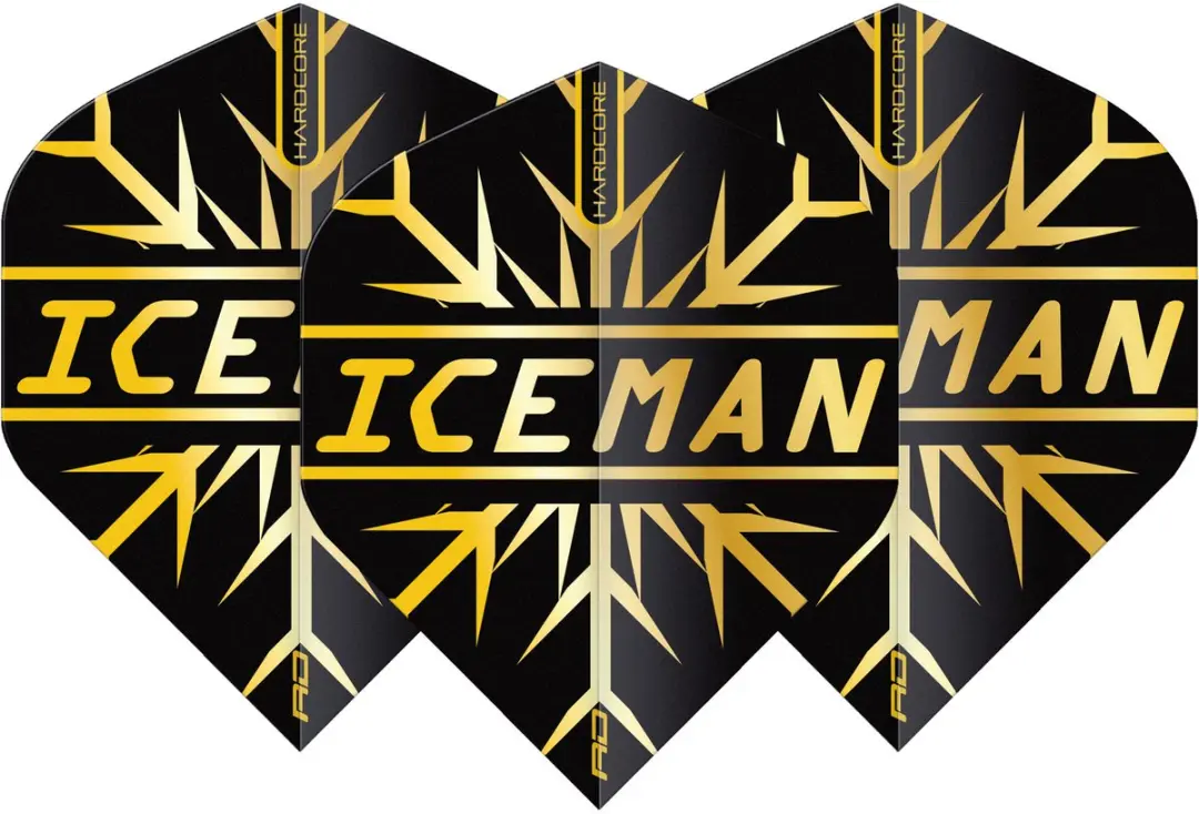Red Dragon Gerwyn Price Hardcore Premium Gold Snowflake Dart Flights TF6844
