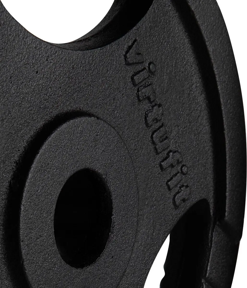 VirtuFit Olympische Halterschijf 20kg - 50mm - Zwart