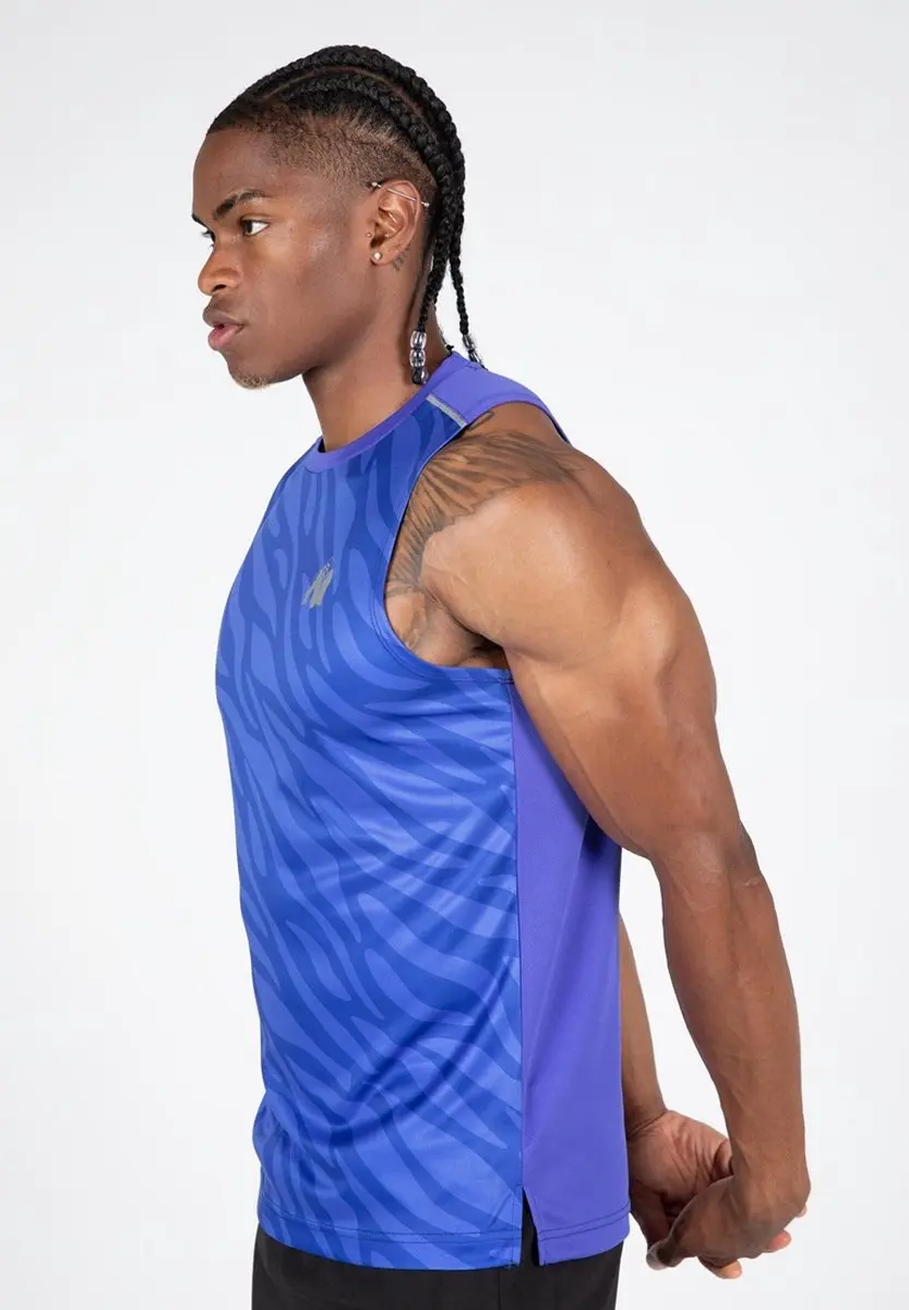 Gorilla Wear Washington Tank Top - Blauw 4XL