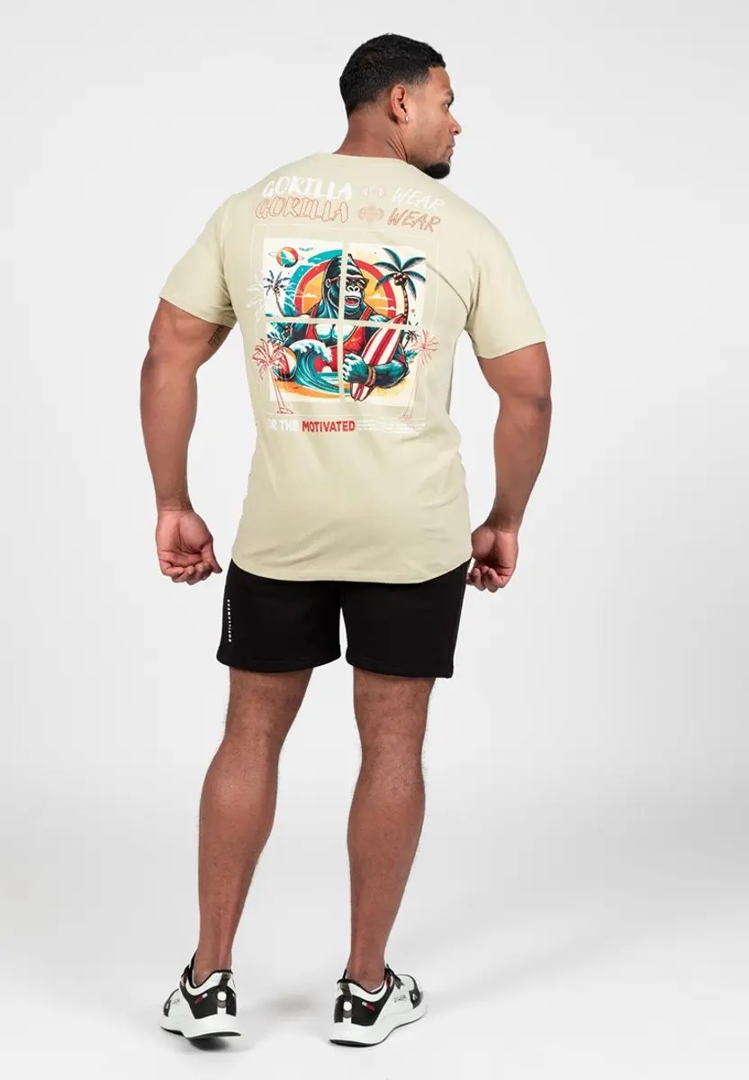 Gorilla Wear Santa Cruz T-shirt Lichtgroen - 2XL - afbeelding 6 van 6