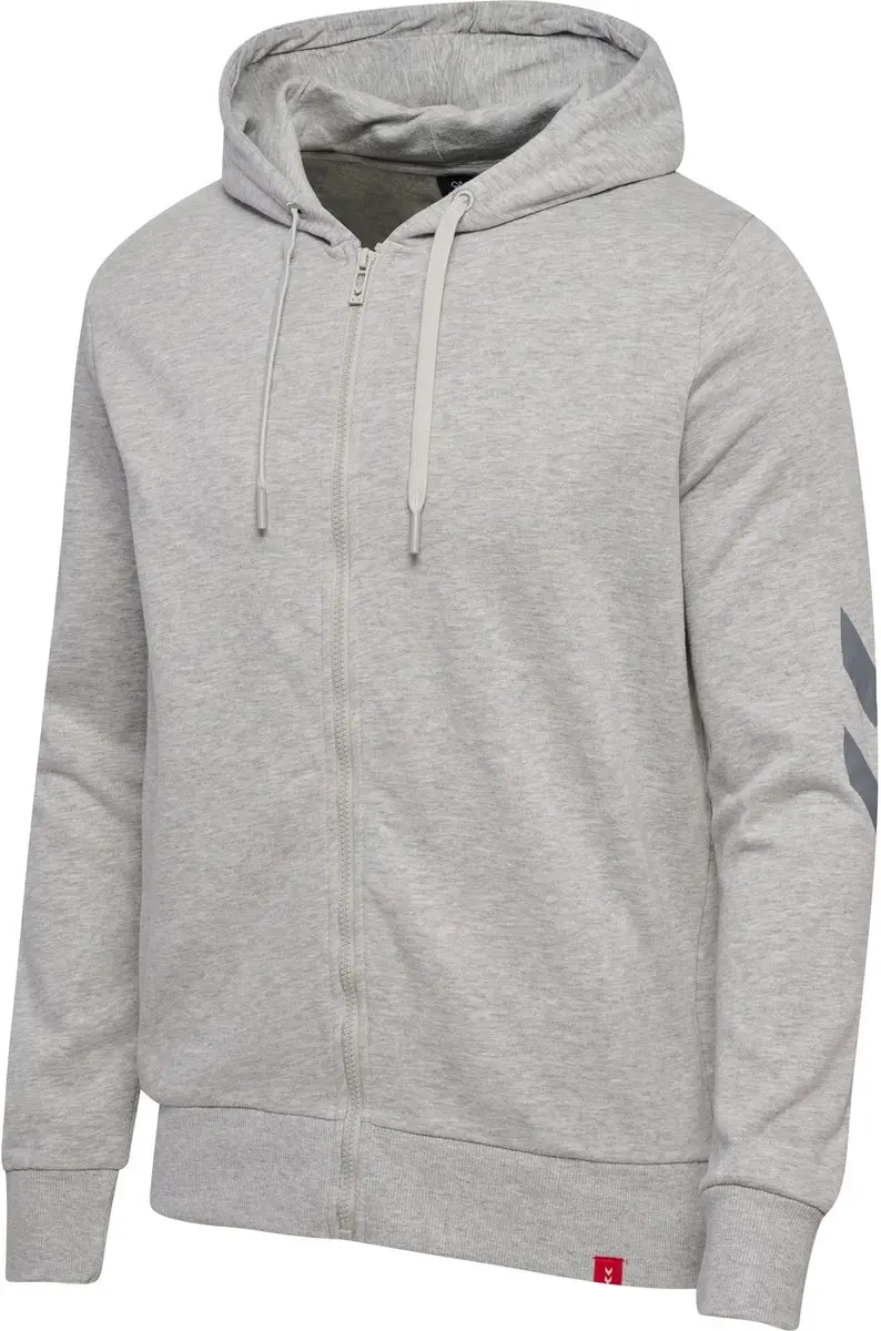 Hummel HML Legacy Zip Hoodie - Light Grey Melange - XXS