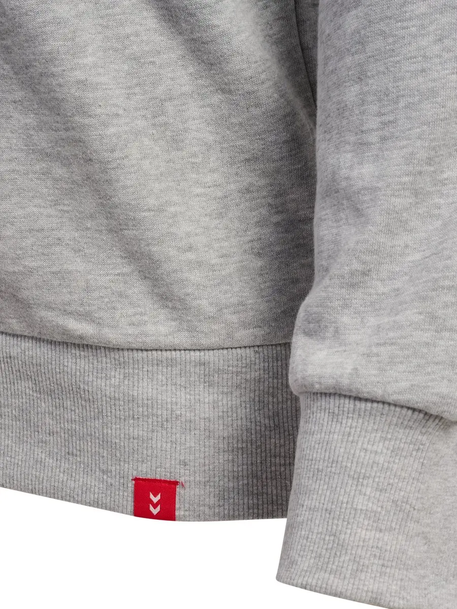 Hummel HML Legacy Zip Hoodie - Light Grey Melange - XXS
