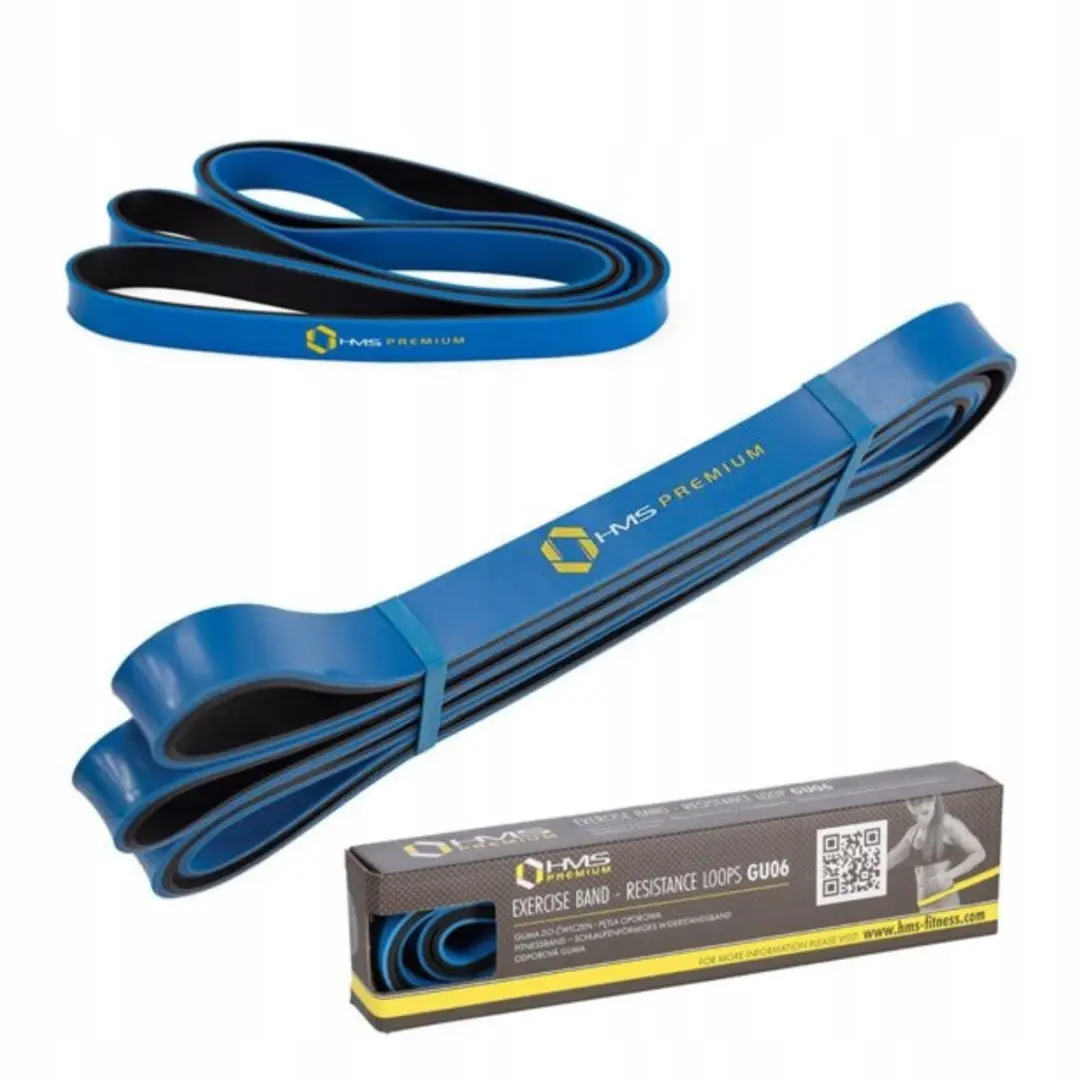 HMS GU06 Trainingsweerstandsband Blauw 13,5-27 kg