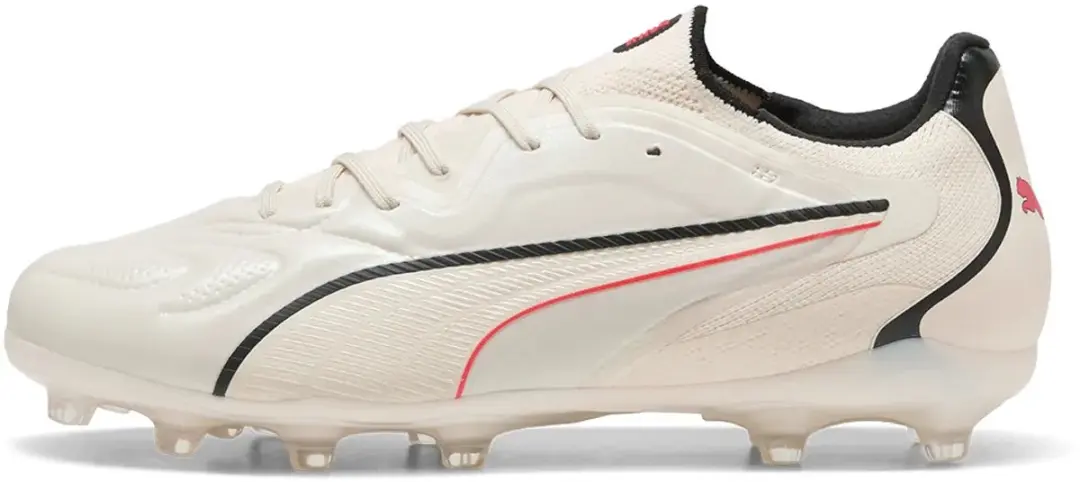 PUMA King 20 Pro FG/AG Voetbalschoenen 42.5 - Wit