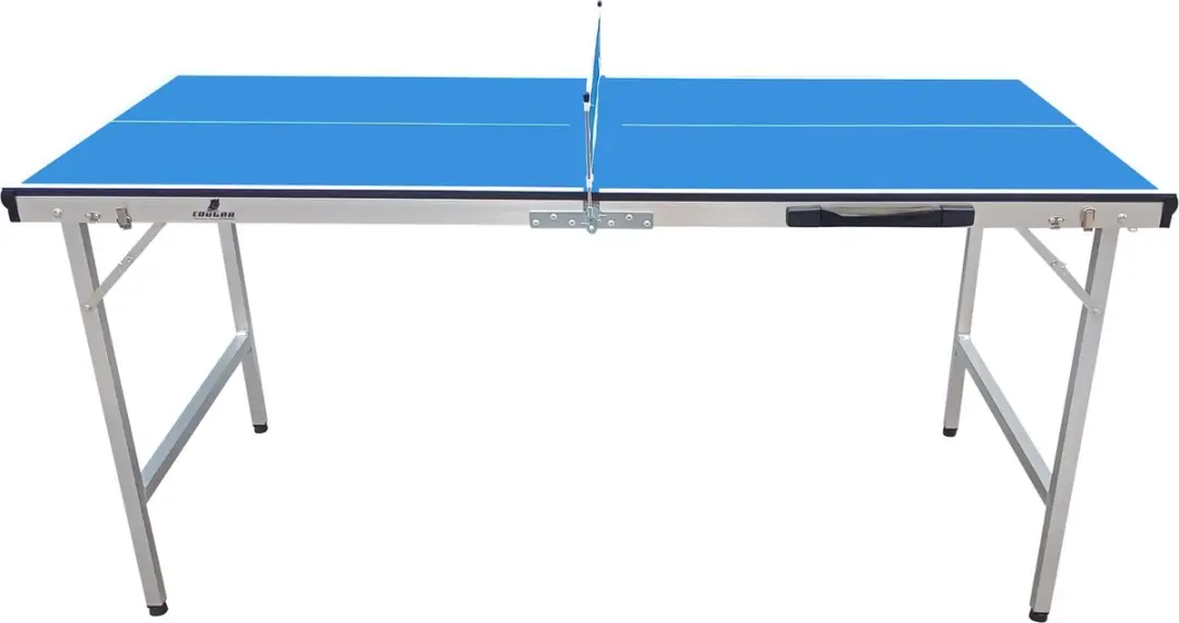 Cougar Mini 1500 Tafeltennistafel - Draagbaar Blauw - Inklapbaar