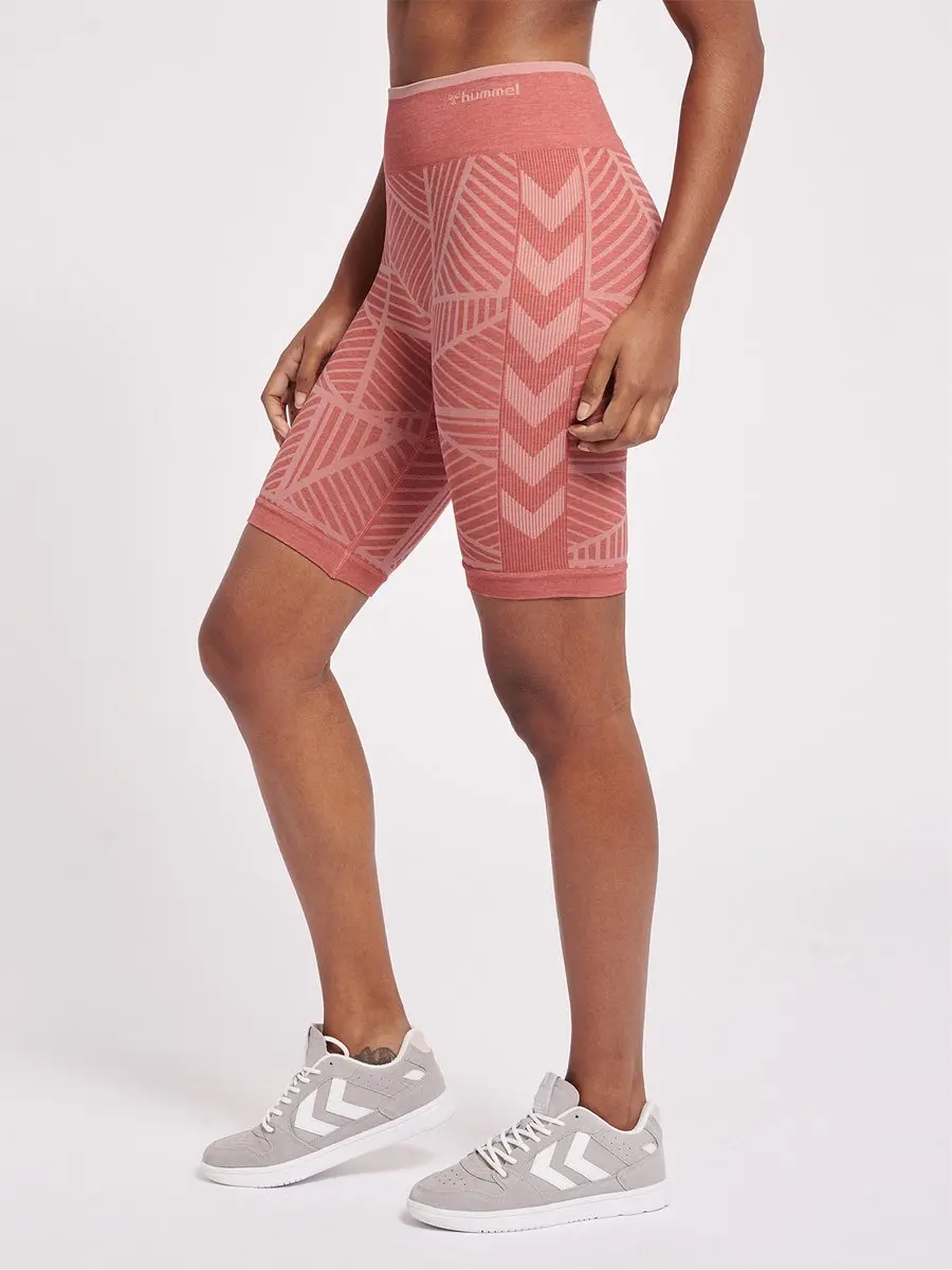 Hummel Hmlmt Energy Seamless Dames Sportshort - XS - Roze