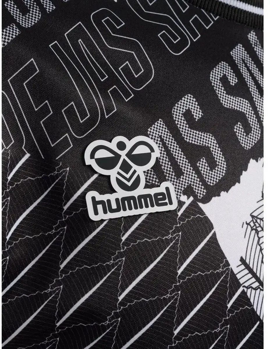 hummel Denemarken Prematch Shirt 225727 - Zwart/Wit