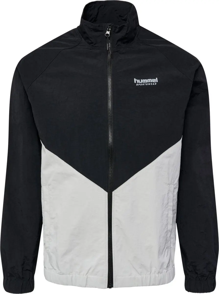 hummel Felix Wov Zip Jacket Trainingsjack - XXL - Zwart - afbeelding 6 van 6