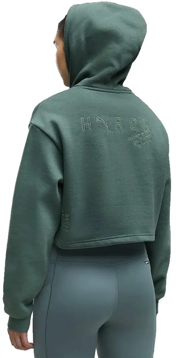 PUMA X Hyrox Heavyweight Hoodie S - Groen