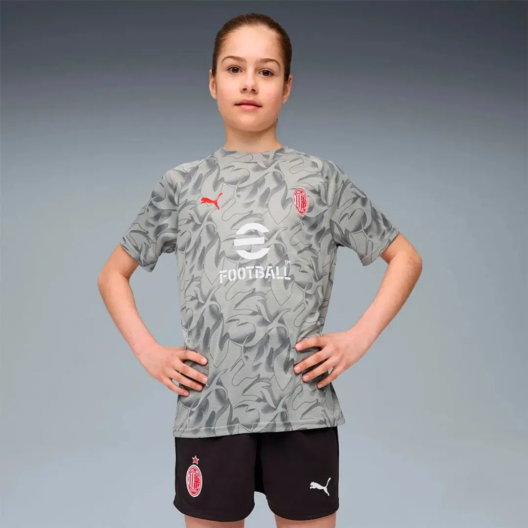 PUMA AC Milan 25/26 T-shirt Junior Smokey Grey 13-14 jaar