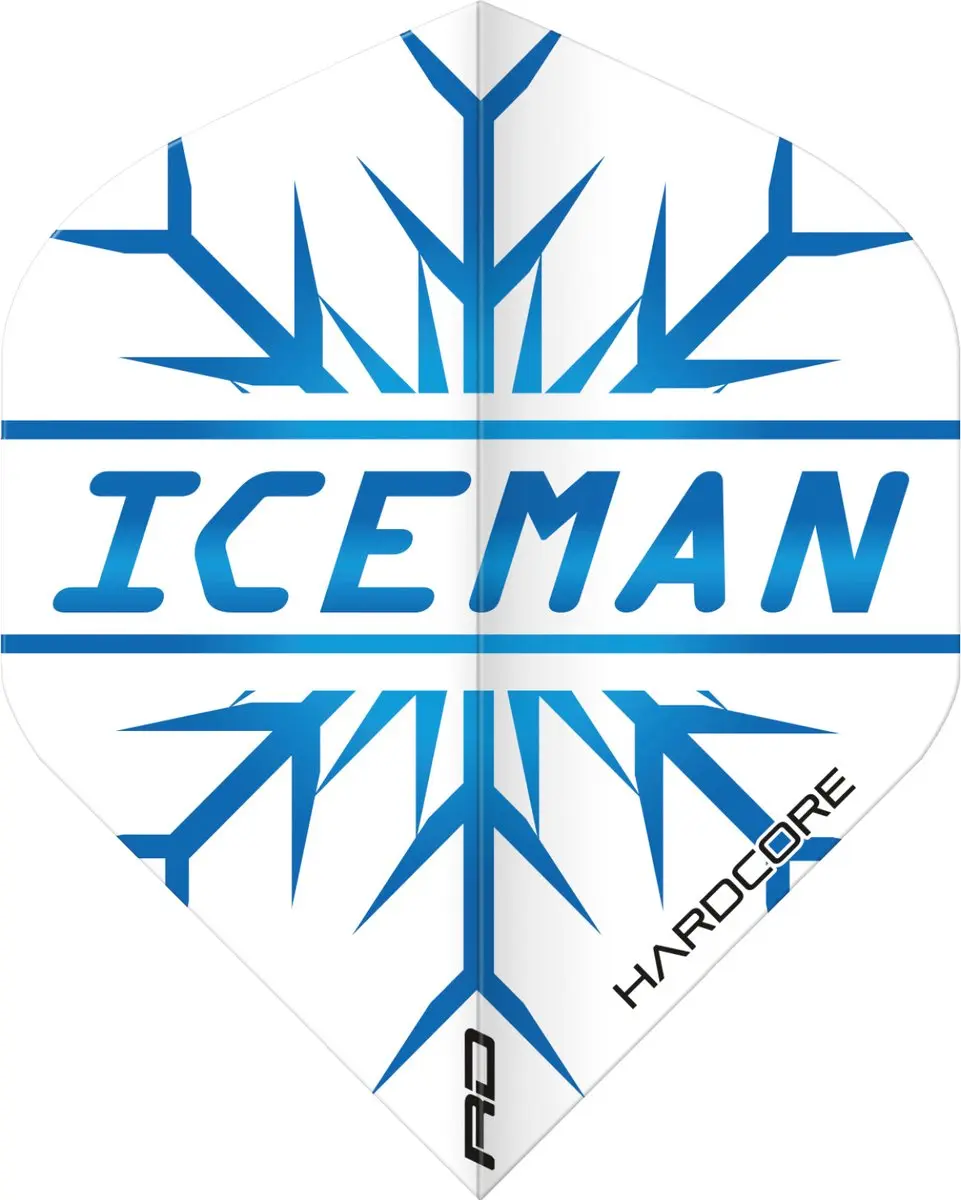 Red Dragon Iceman Hardcore Flight Collection Dart Flights - 3 Stuks - Multi
