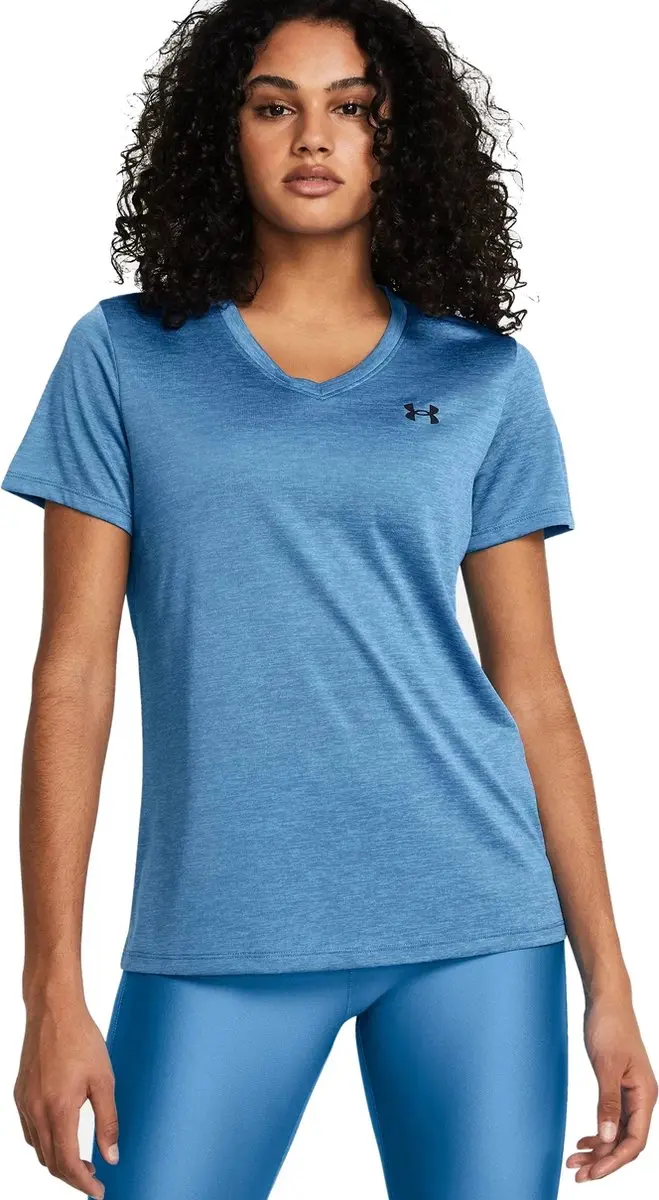Under Armour Tech Twist Sportshirt - XS - Blauw