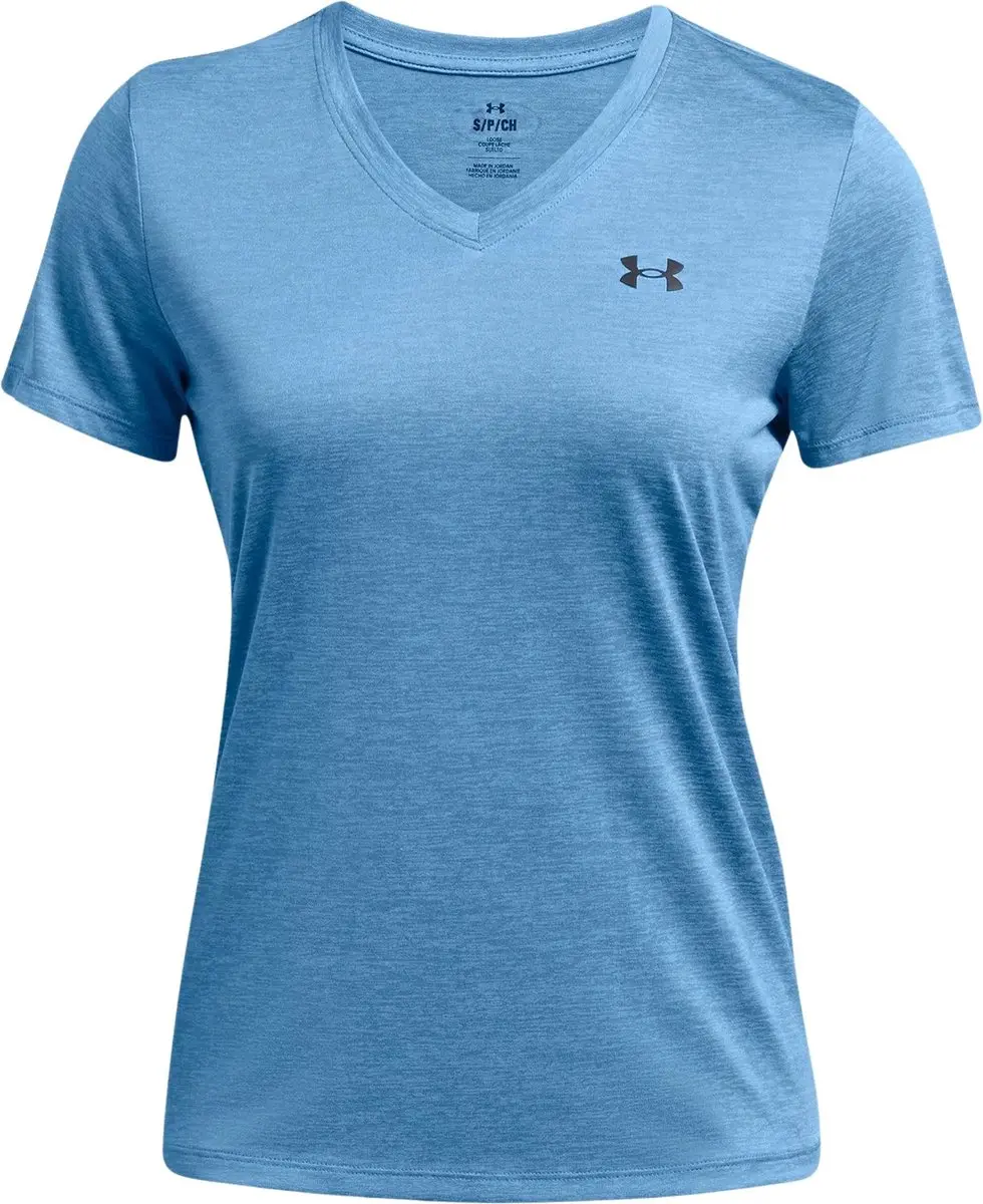 Under Armour Tech Twist Sportshirt - XS - Blauw