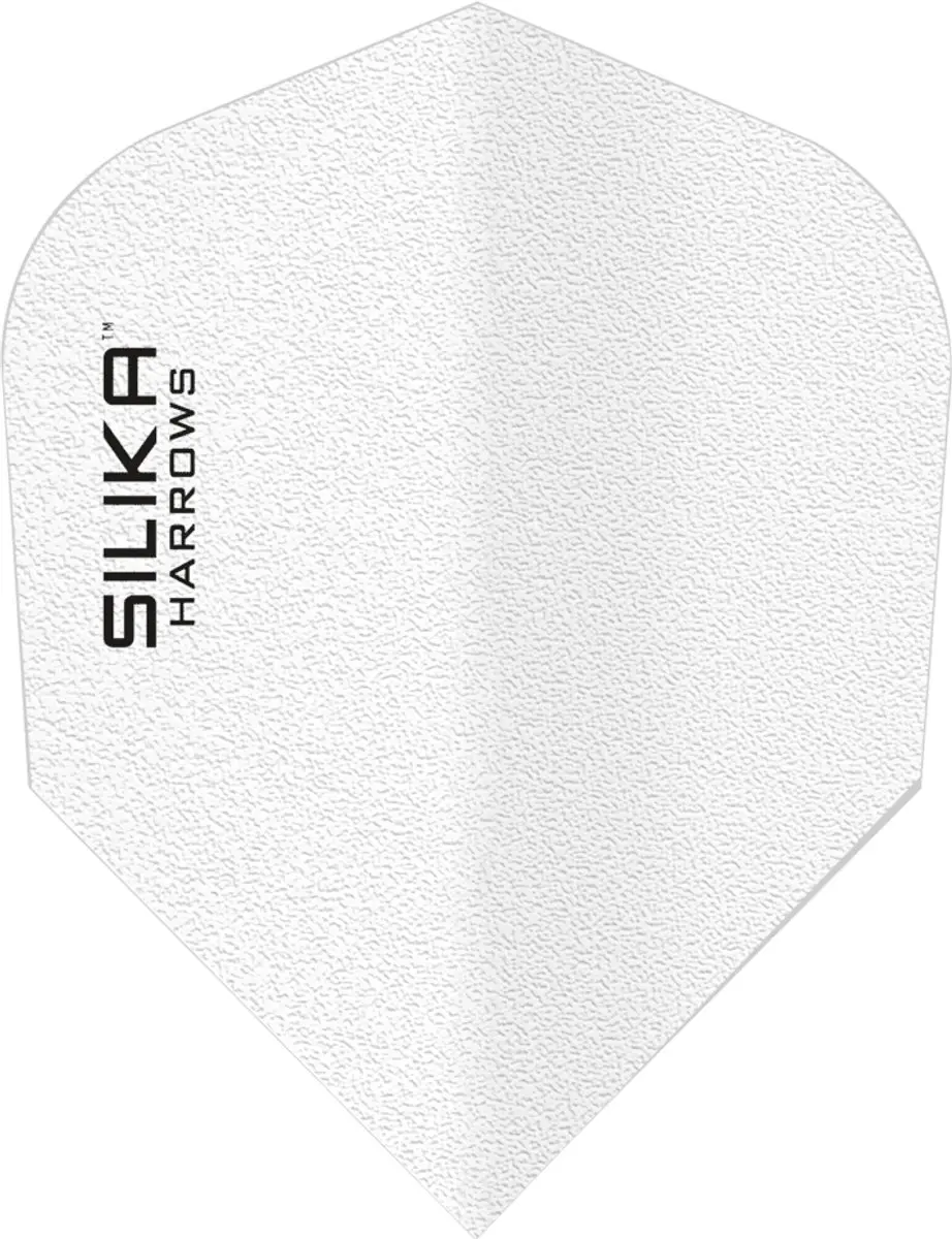 Harrows Silika Solid White NO6 HF5130 Dart Flights