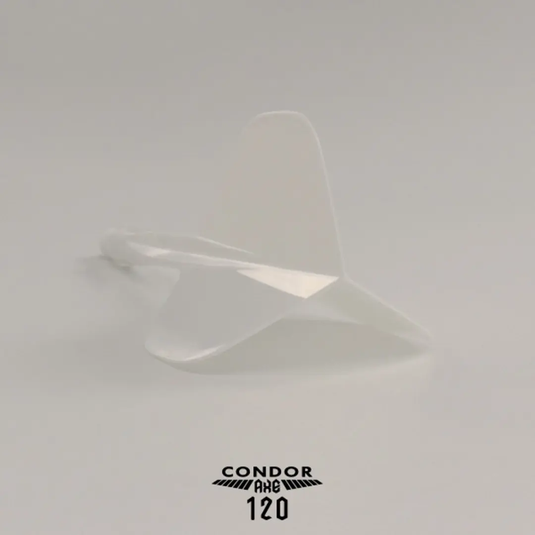 Condor AXE 120 Trifin Dart Flights - Wit