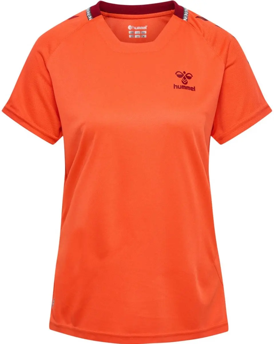Hummel Ongrid Poly Shirt Dames - Oranje