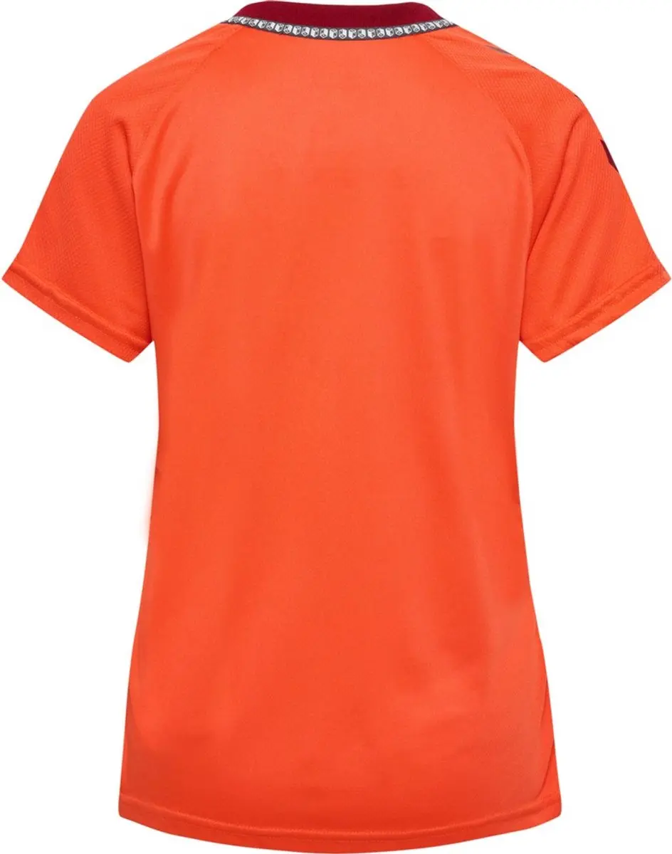 Hummel Ongrid Poly Shirt Dames - Oranje