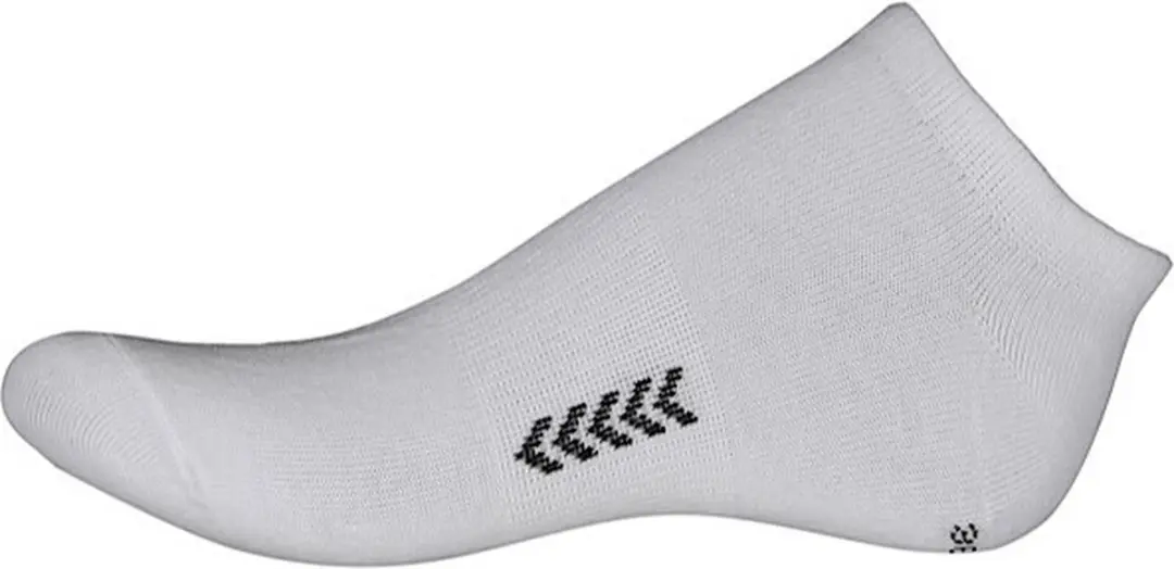 Hummel Enkel Sokken 32-35 - Wit/Zwart