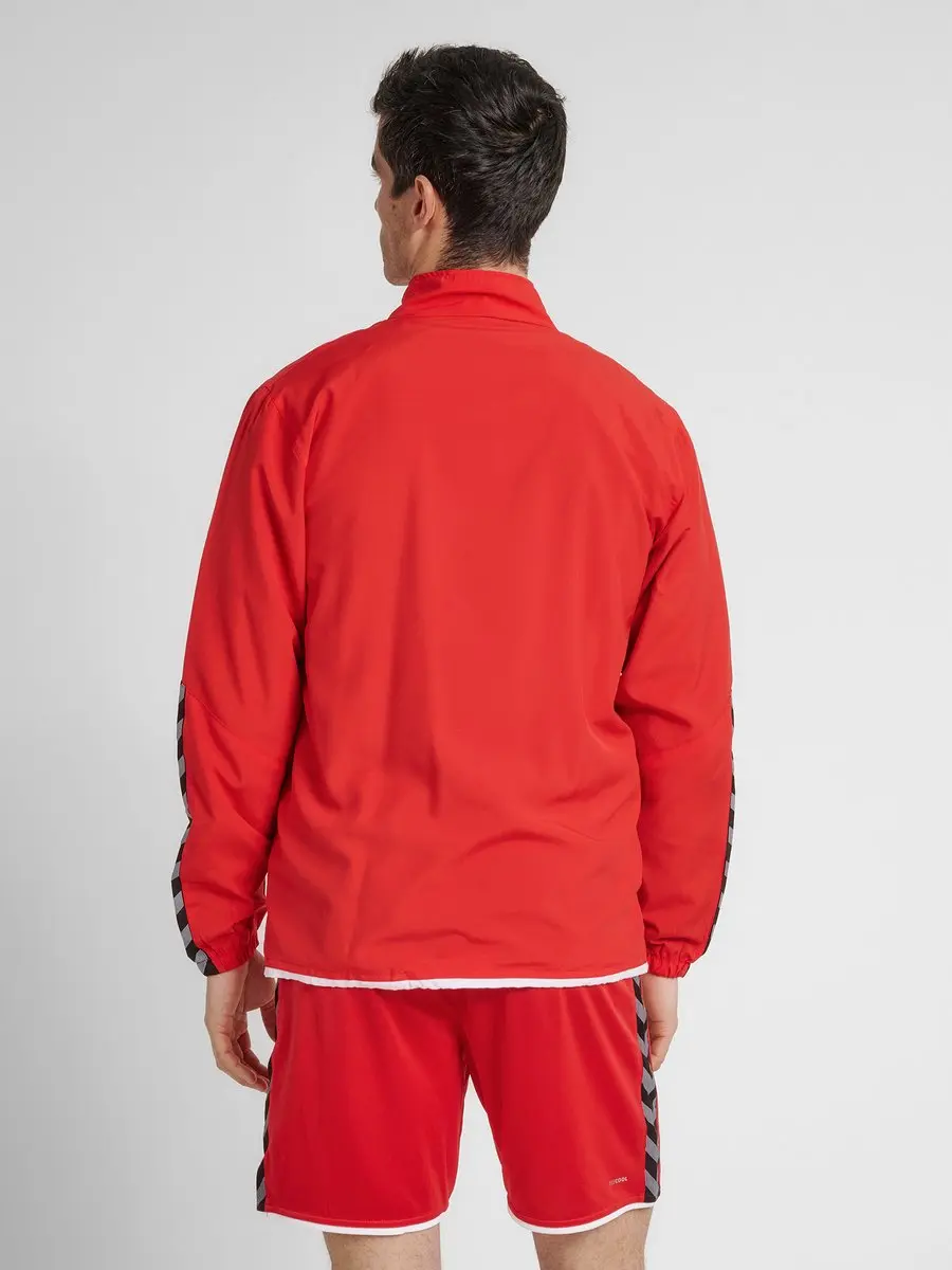 Hummel Authentic Micro Jacket Trainingsjack - M - Rood - afbeelding 6 van 6