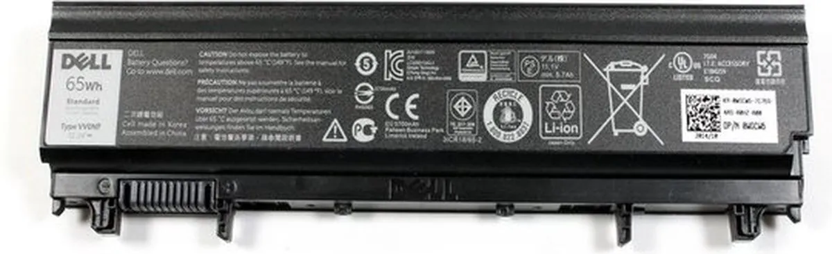 Dell WGCW6 Accu - 5700mAh - afbeelding 3 van 3