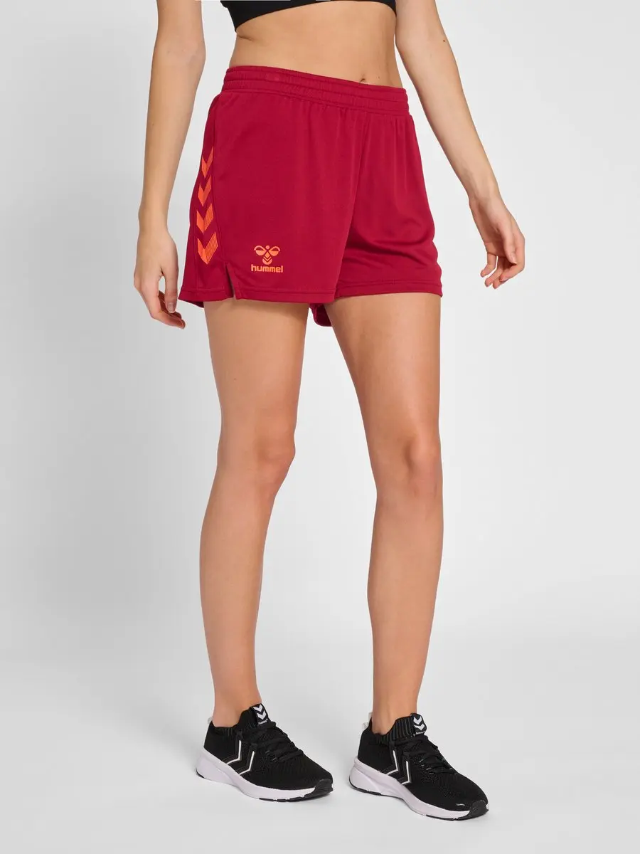 Hummel Ongrid Poly Shorts Dames - bordeaux - XS