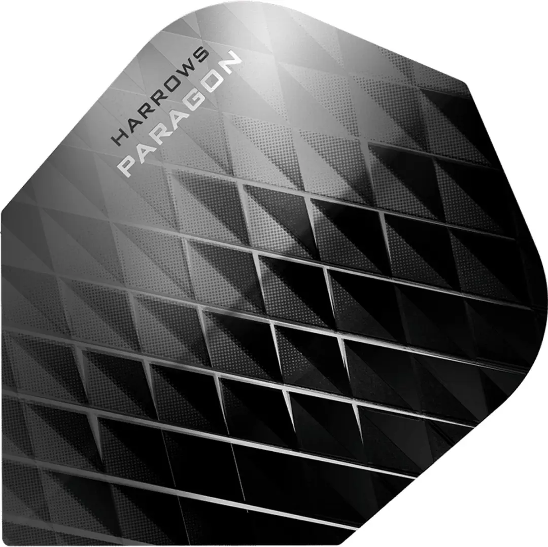 Harrows Paragon Black Dart Flights HF7604