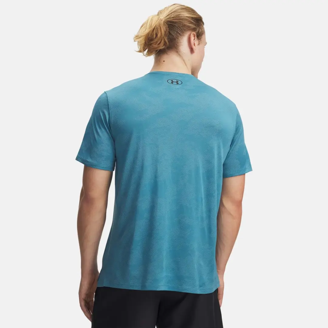 Under Armour Tech Vent Jacquard Sportshirt S - Blauw