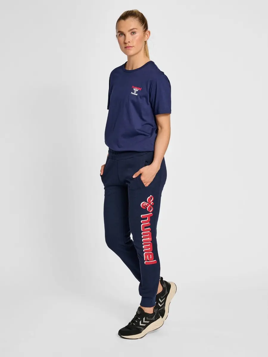 Hummel Dames Joggingbroek Kim Regular 216035 - XS - Blau - afbeelding 6 van 6
