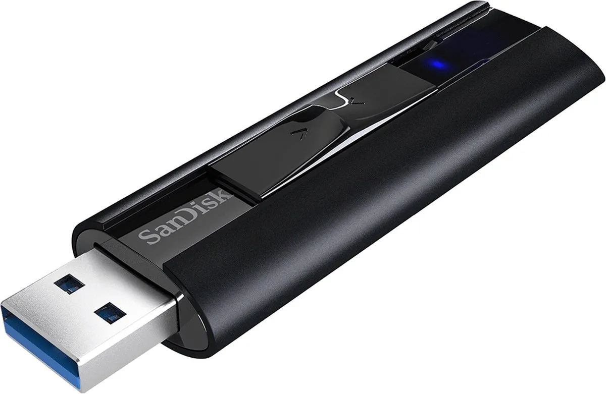 SanDisk Extreme Pro SFD SDCZ880-512G-G46 USB 3.1 - 512GB - Zwart