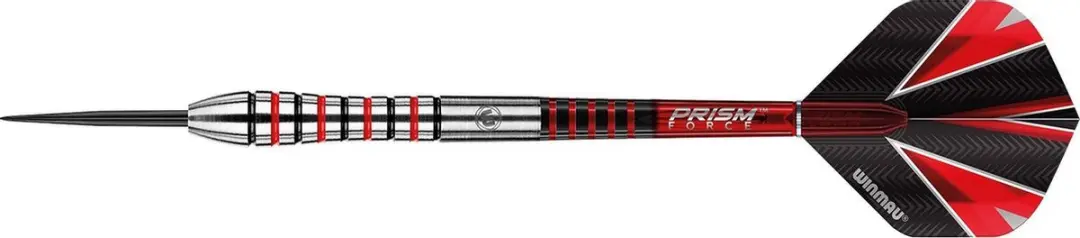 Winmau Dennis Priestley 90% Dartpijlen - 3 Stuks - Rood