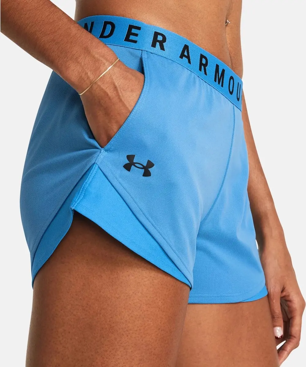 Under Armour Play Up 3.0 Twist Sportshort Dames - Blauw XL